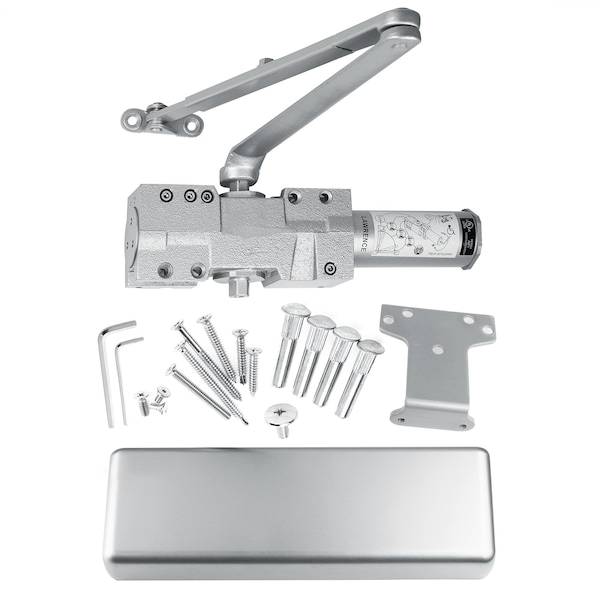 Manual Hydraulic Door Closer Extra Heavy Duty Interior And Exterior, Aluminum